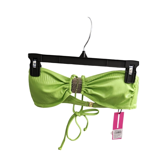 1 NWOT Naika Green Bikini Set with Rh - Picture 4 of 10